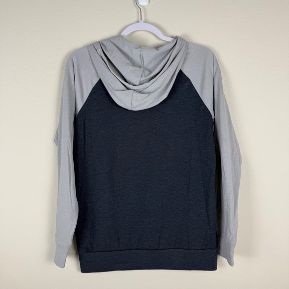 Detroit‎ Tigers MLB Hoodie Men's Medium Gray Raglan Long Sleeve Pullover NWT - Picture 2 of 7